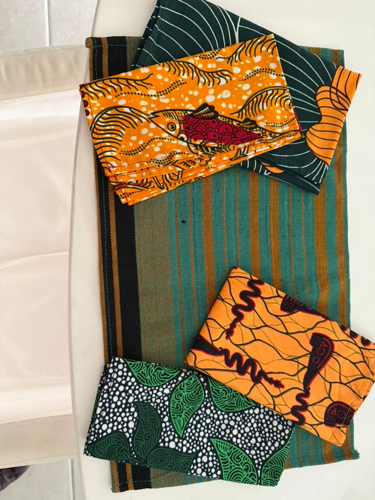 Red/Yellow Squiggles Napkins