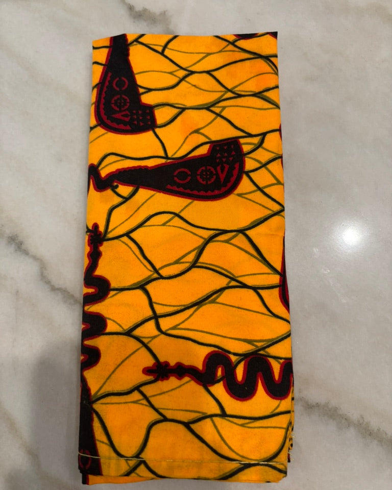 Red/Yellow Squiggles Napkins