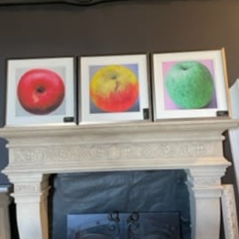 Beijing Fruit Paintings - 3 Piece set-Spark Social