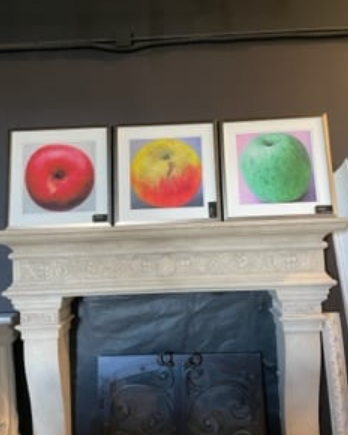Beijing Fruit Paintings - 3 Piece set-Spark Social