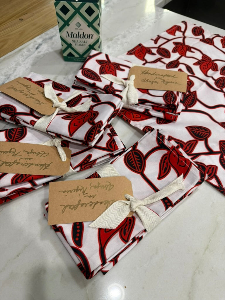 Red & White Napkins