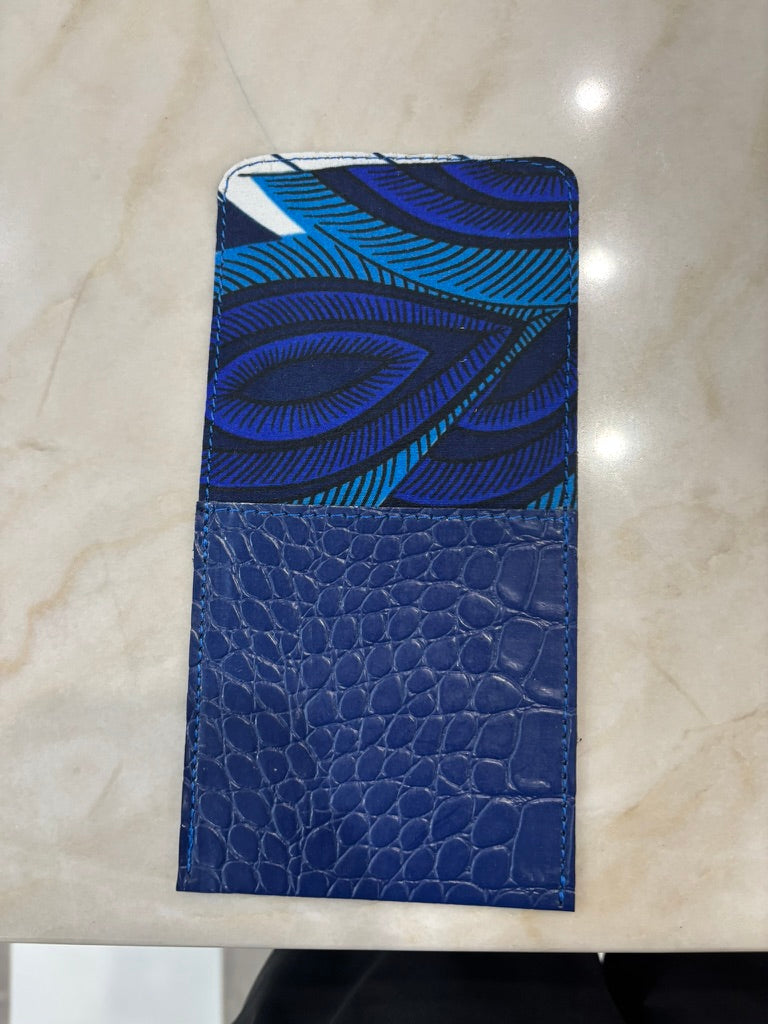 Blue Napkins + Placemats + Cutlery Holders. set of 4