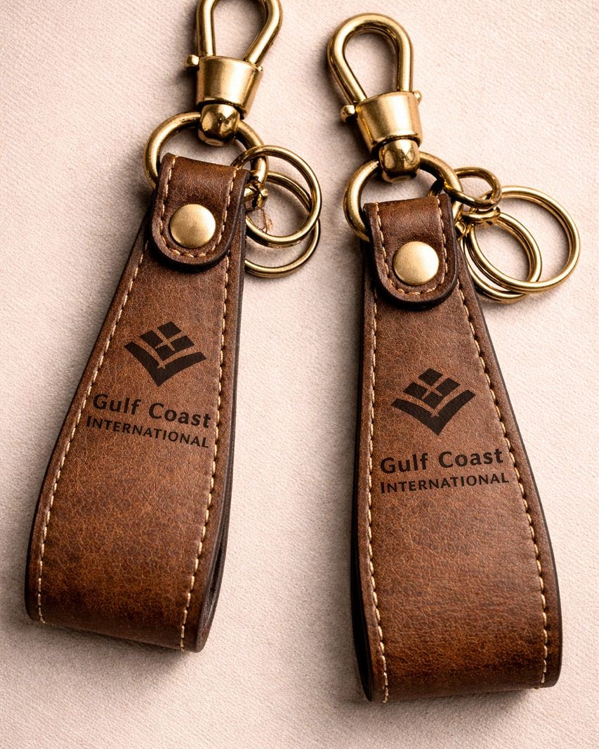 Custom Key Chain or Luggage Tag. min order 40 pieces