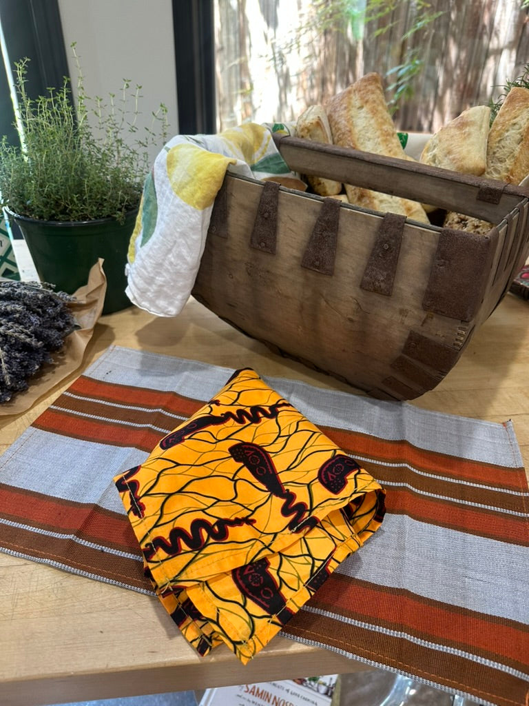 Red/Yellow Squiggles Napkins