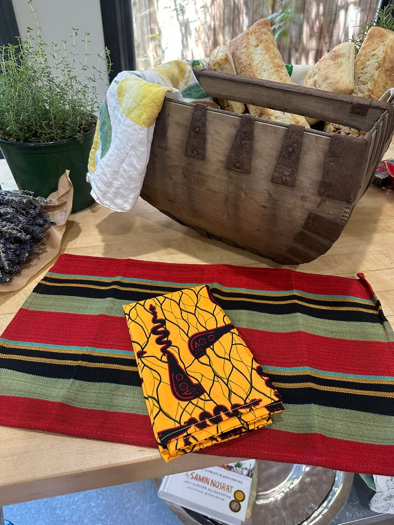 Red/Yellow Squiggles Napkins