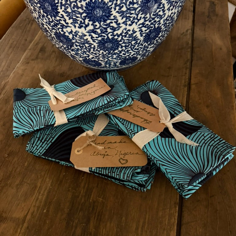 Blue and Navy Napkins