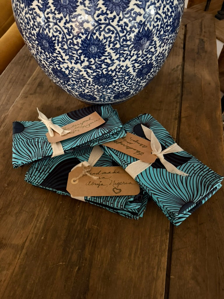Blue and Navy Napkins