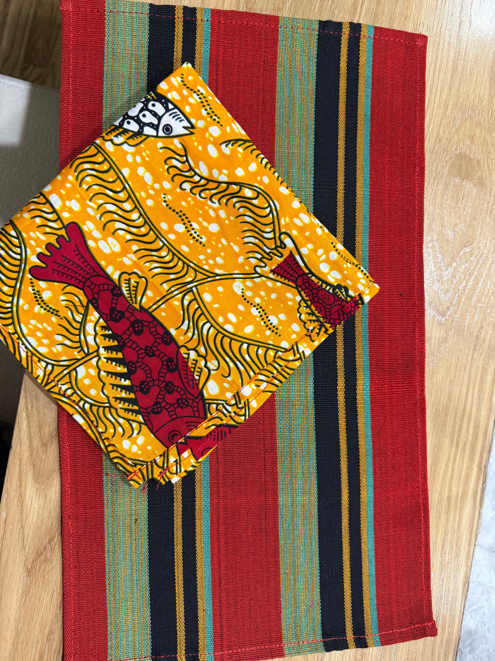 Fish Napkin and Placemat Set