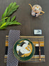 Nigerian Hand Crafted Checker Napkins & Placemats Set-Spark Social