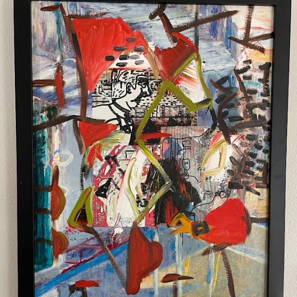 Abstract by Dick Wray - Authentic 1 of 1-Spark Social
